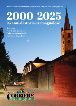 Copertina del libro 2000-2025 25 anni di storia carmagnolese