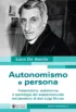 Copertina del libro Autonomismo e persona