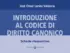 Copertina del libro Introduzione al Codice di Diritto Canonico