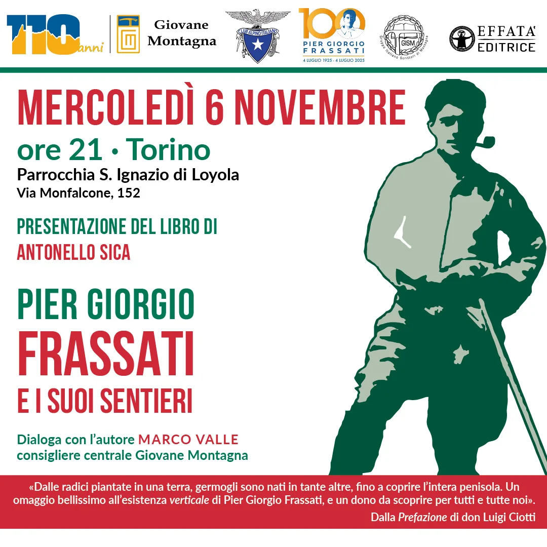 Pier giorgio frassati e i suoi sentieri evento